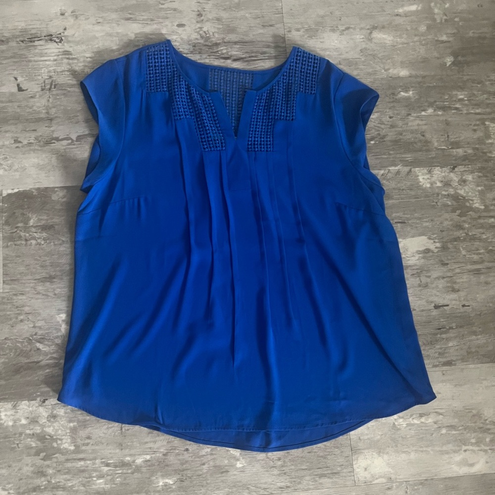 Danielrainn NWT short sleeved blue blouse
